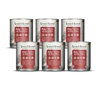 Venandi Animal Pâtée Premium pour Chats, Poulet Seule Source De Protéine, Pâtée, sans Céréales Et À L’état Naturel, Lot De 6 (6 x 800 g)