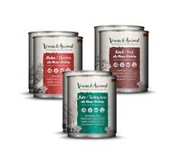 Venandi Animal Pâtée Premium Pour Chats, Sachet De Dégustation I, Poulet, Dinde, Bœuf, 6 x 800 g (Lot De 6), Sans Céréales Et À L’état Naturel