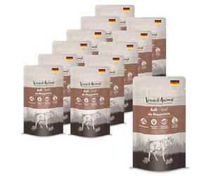 Venandi Animal Pâtée Premium pour Chats, Veau Seule Source De Protéine, Pâtée, sans Céréales Et À L’état Naturel, Lot de 12 (12 x 125 g)