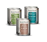 Venandi Animal Premium Nourriture Humide pour Chats, Pack d'essai II, Poulet + Lapin, Veau, Dinde, 6 x 800 g, sans céréales et Naturel, 4.8 kg