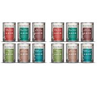 Venandi Animal Premium Nourriture Humide pour Chats, Pack d'essai III, Poulet, Dinde, bœuf, Poulet + Lapin, Veau, Dinde, 6 x 400 g, sans céréales et Naturel, 2.4 kg (Lot de 2)