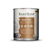 Venandi - Nourriture humide de qualité supérieure pour chats - Bœuf et dinde, 1 x 800 g, 1 paquet, sans céréales avec beaucoup de viande