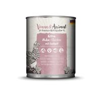 Venandi Pâtée Premium pour Chats/Chatons, Poulet avec Huile De Saumon, 1 x 800 g (Lot De 1), sans Céréales avec Beaucoup De Viande