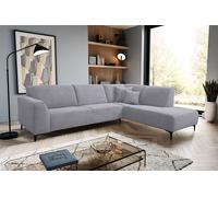 VENASI MULA droite Canapé d'angle sans fonction de couchage Canapé en L Canapé d'angle Garniture de canapé GRIS