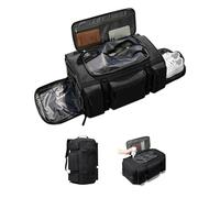 VENATIN Sac à Dos Ski avec Poche pour Chaussure de Ski Homme et Casque de Ski Rangement pour Ski et Accessoires 70L Grand Volume étanche Compression Vacuum pour la Course de Ski Noir