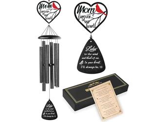 VENBEEL Cadeaux de condoléances pour la Perte de Maman, Carillon éolien commémoratif pour la Perte de mère, Cadeaux de condoléances pour deuil en mémoire d'un être Cher