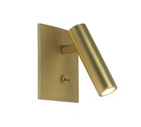 VENBER Chambre lampe de chevet Hôtel encastré Ingénierie liseuse, tête de lit Hôtel moderne Focused lampe d'éclairage Accent, Night Lights Sconces Mur réglable Spotlight,Gold