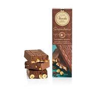 Venchi - Barre Gianduja avec Noisettes, 200 g, Gianduja au Lait avec "Noisette du Piémont IGP" Entière, Sans Gluten, Sans Colorants et Sans Conservateurs