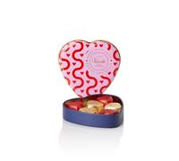 Venchi - Boîte Cœur en Étain, contenant 6 Chocolats au Lait et Noirs, 48 Gr, Sans Gluten, Sans Colorants ni Conservateurs, Idée Cadeau Saint-Valentin