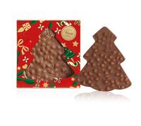 Venchi - Brutto&Buono, Plaque Artisanale de Chocolat au Lait avec “Noisette du Piémont” en forme de Sapin, 200 g, Sans Gluten, Édition Limitée Collection Noël, Idée Cadeau