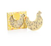Venchi - Brutto&Buono, Plaque Artisanale de Chocolat Blanc en Forme de Poule avec "Noisettes du Piémont", Amandes et Pistaches Entiers, 160 gr, Sans Gluten, Collection Pâques, Idée Cadeau