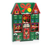 Venchi, Calendrier de l’Avent 2025 en Bois, avec 29 Chocolats Assortis, avec “Noisette du Piémont”, Édition Limitée Alice Bureau, 356 g, Sans Gluten, Sans Conservateurs, Idée Cadeau de Noël