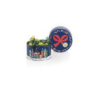 Venchi, Coffret Cadeau Chapeau de Noël Moyen en Boîte Métallique, avec Chocolats Perla Assortis, avec “Noisette du Piémont” entière, Édition Limitée, 205 g, Sans Gluten, Idée Cadeau de Noël