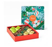 Venchi, Coffret Cadeau Noël, 12 Gianduiotti, Sans Gluten, 112 g | Idée Cadeau Noël avec Gianduiotti Antica Ricetta, Extra Noir, Noir Fourré et Pistache, Collection Vintage Dream