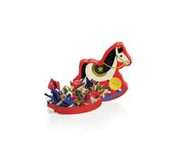 Venchi, Coffret Cheval à Bascule de Noël en Boîte Métallique, avec Chocolats Cometa Assortis, Édition Limitée, 160 g, Sans Gluten, Sans Colorants ni Conservateurs, Idée Cadeau et Décoration de Noël