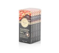 Venchi - Coffret de 6 Tablettes de Chocolat Noir 70 % à la "Noisette du Piémont IGP" uniquement, 600 g, Végan, Sans Gluten, Sans Colorants ni Conservateurs, Idée Cadeau