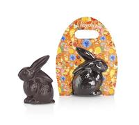 Venchi - Collection Pâques - Lapin en Chocolat Noir, 100 g - Idée Cadeau - Sans Gluten - Végétalien