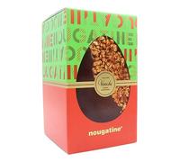 Venchi - Collection Pâques - Œuf en Chocolat Nougatine, 570 g - Avec Surprise - Idée Cadeau - Sans Gluten - Végétalien