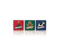 Venchi, Granblend de Noël Lait & Noir, 1 kg de Chocolats au Lait et Noir Extra 75%, Édition Limitée, Sans Gluten, Marque-place de Noël, Idée Cadeau