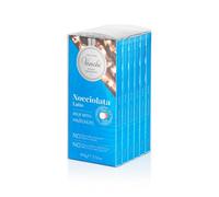 Venchi - Kit de 6 Tablettes au lait et aux noisettes, avec des "noisettes du Piémont IGP" entières, 600 g, Sans Gluten, Sans Colorants et Sans Conservateurs
