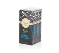 Venchi - Lot de 6 Tablettes Noir Extra 75%, 468 g - Sans Gluten - Végan - Idée Cadeau