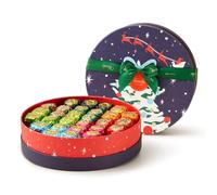 Venchi, Maxi Boîte à Chapeau Noël, 60 Chocoviar Assortis, 1,2 kg