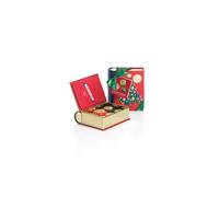 Venchi, Mini Livre Rouge de Noël avec Chocoviar Assortis, avec “Noisette du Piémont”, Édition Limitée, 116 g, Sans Gluten, Sans Colorants ni Conservateurs, Idée Cadeau