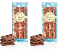 Venchi - Mini Tablette de Chocolat au Lait Extra, 30 g - Vanillé - Sans Gluten (Lot de 2)