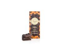 Venchi - Mini Tablette de Chocolat Extra Noir 70%, 30 g - Avec Mélanges de Cacao Sélectionnés - Sans Gluten - Végan