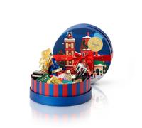 Venchi, Petite Boîte Chapeau, Cadeau de Noël avec Chocolats Assortis, avec “Noisette du Piémont”, Édition Limitée, 126 g, Sans Gluten, Sans Colorants ni Conservateurs, Idée Cadeau