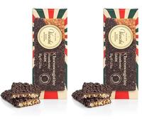 Venchi - Snack ChocoNougatine avec "Noisettes du Piémont" Caramelisées, Chocolat Noir 60% et Granulé Chocoviar 75%, 35 g, Sans Gluten, Vegan, Sans Colorants et Sans Conservateurs, Idée Goûter