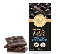 Venchi - Tablette de Chocolat Extra Noir 75%, 78 g - Avec mélanges de cacao sélectionnés - Sans Gluten - Végan