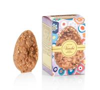Venchi - Œuf en Chocolat Mignon, Saveur Gourmet Amandes Salées et Caramel, 70 gr, Sans Gluten, Sans Surprise, Collection de Pâques, Idée Cadeau