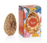 Venchi - Œuf Mignon au Chocolat au Caramel et Amandes Salées, 70 Gr, avec Éclats d'Amandes Torréfiées, Sans Gluten, Collection de Pâques Venchi, Idée Cadeau