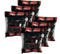 Venco Holland Lot de 6 boîtes de réglisse « Dubbelzoute Rondjes » de 1 kg (double salé)