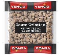 Venco - Soft Salt Salmiak Liquorice cubes (Zoute griotten) - 1kg