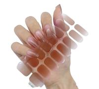 Vendas Nails - Semi Cured Gel Nail Strips, Ven-das Nails, 16 PCS UV Gel Nail Stickers, Gel Nail Strips, Gel Nail Wraps with Nail File & Wood Stick, Easy to Use (#31)