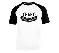 Vendax Charo - Niska Unisex Baseball T-Shirt Manches Courtes Homme Femme Blanc Noir