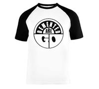 Vendax Demented are Go Unisex Baseball T-Shirt Manches Courtes Homme Femme Blanc Noir