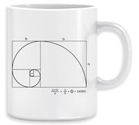 Vendax Fibonacci Golden Ratio Tasse Ceramic Mug Cup