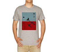 Vendax Haruki Murakami - Kafka on The Shore T-Shirt Homme Gris