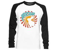Vendax Jefferson Airplane Unisex Baseball T-Shirt Manches Longues Homme Femme Blanc Noir