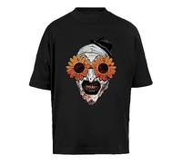 Vendax Lunettes De Soleil Art The Clown Terrifier 2 Tournesol Unisex T-Shirt Ample Manches Courtes Homme Femme Noir Baggy T-Shirt Short Sleeves Black