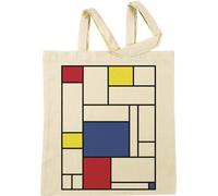 Vendax Mondrian Minimalist De Stijl Beige Sac à Provisions Réutilisable