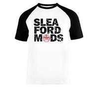 Vendax Sleaford Mods Unisex Baseball T-Shirt Manches Courtes Homme Femme Blanc Noir