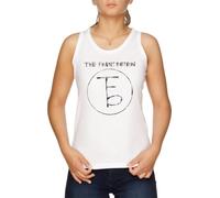 Vendax The Front Bottoms - Logo & Name Débardeur T-Shirt Femme Blanc