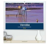 Vendée Aus dem Meer steigender Himmel Frankreichs (hochwertiger Premium Wandkalender 2026 DIN A2 quer), Kunstdruck in Hochglanz: Vendée - Ozean an Frankreichs geschwungenen Küsten