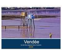 Vendée Aus dem Meer steigender Himmel Frankreichs (Wandkalender 2026 DIN A2 quer), CALVENDO Monatskalender: Vendée - Ozean an Frankreichs geschwungenen Küsten