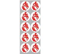 Vendée sur Fond Blanc (10 fois 5cm )- Sticker/autocollant Blanc G