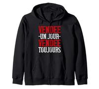 Vendée Un Jour Vendée Toujours | Vendéen Cadeau Sweat à Capuche